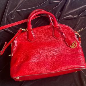 RED!! RED!! Michael kors hand bag BRAND NEW!